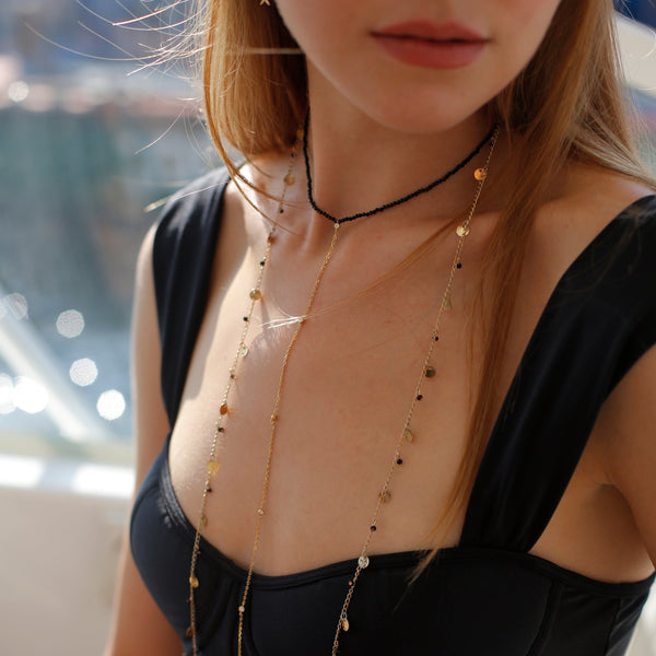 Isla necklace | BLACK