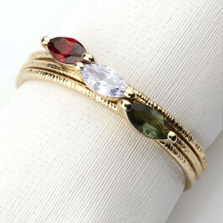 Flash of Color Birthstone Ring