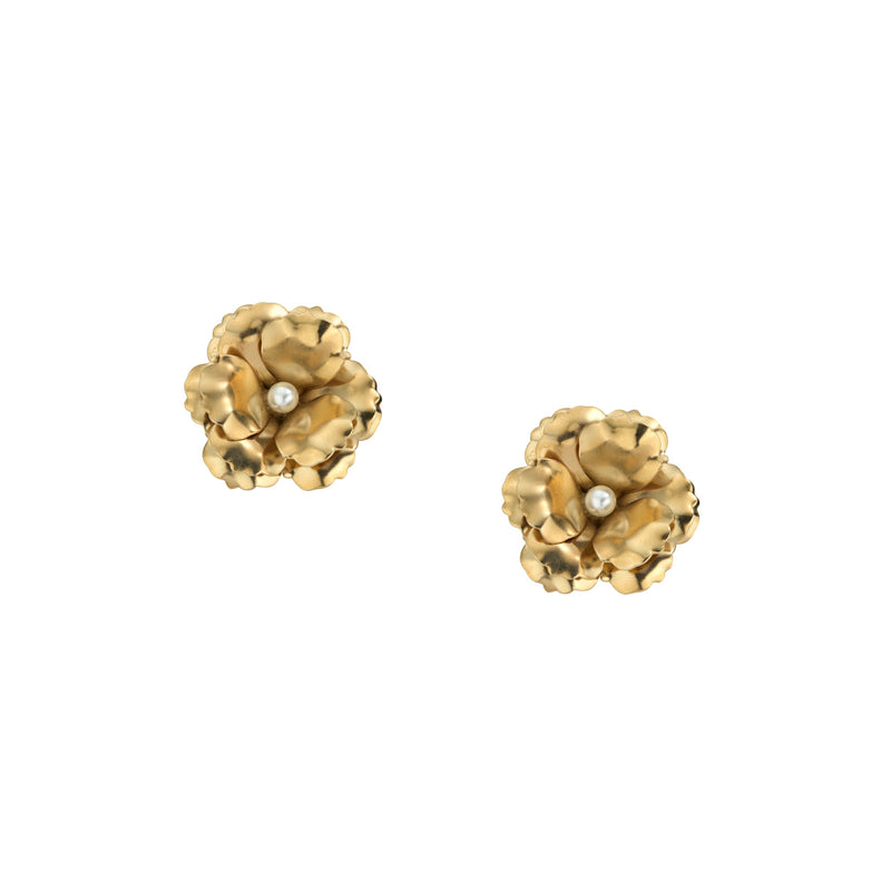 Golden Flower Earrings | M