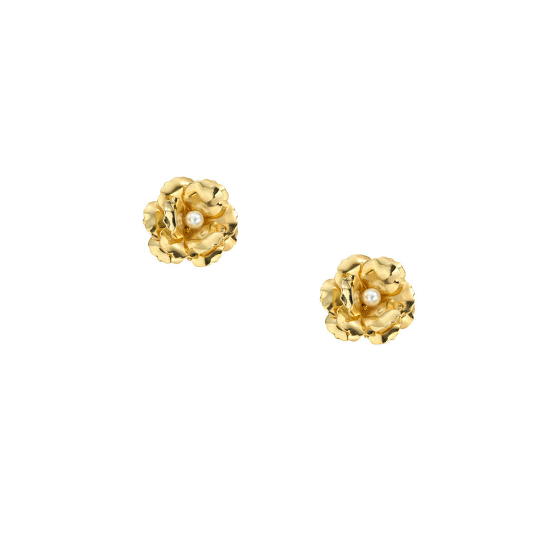 Golden Flower Earrings | S