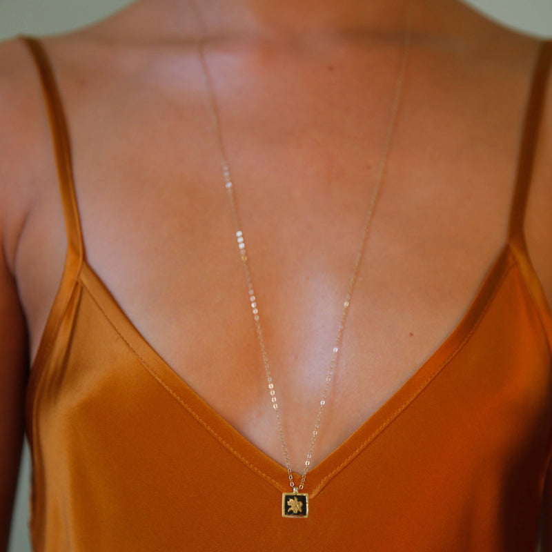 Émail Necklace | Square