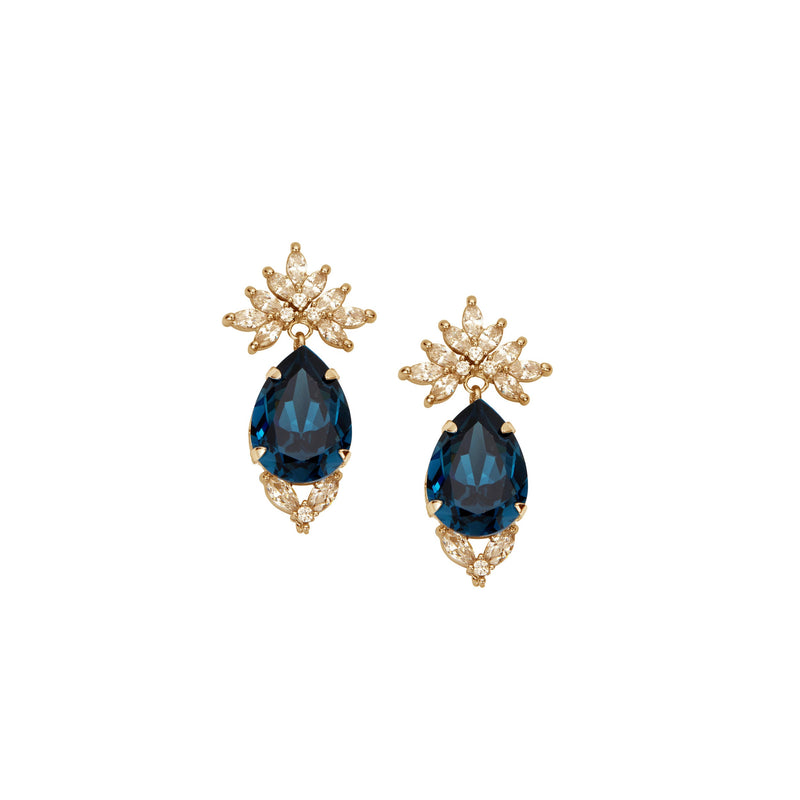 Cielo Earrings | Dark Blue