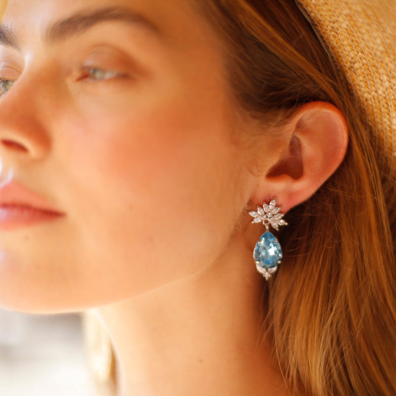 Cielo Earrings | Light Blue